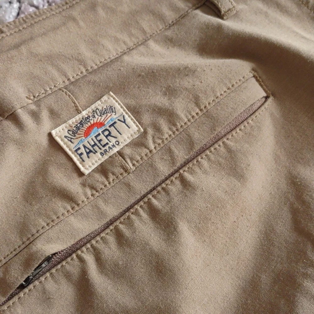 Faherty Tan Shorts Mens Size 40